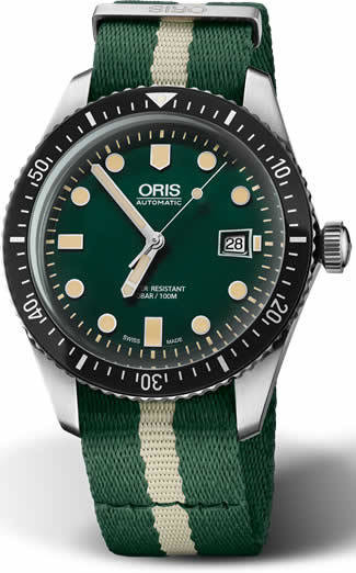 oris diver green