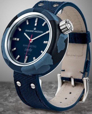 Giuliano Mazzuoli Manometro Camouflage Blue