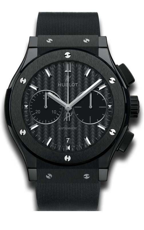 hublot chronograph black