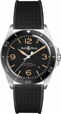Bell & Ross BR V2-92 Steel Heritage on Strap