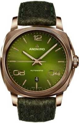 Anonimo Epurato Bronze Galvanic Green Sunray Dial
