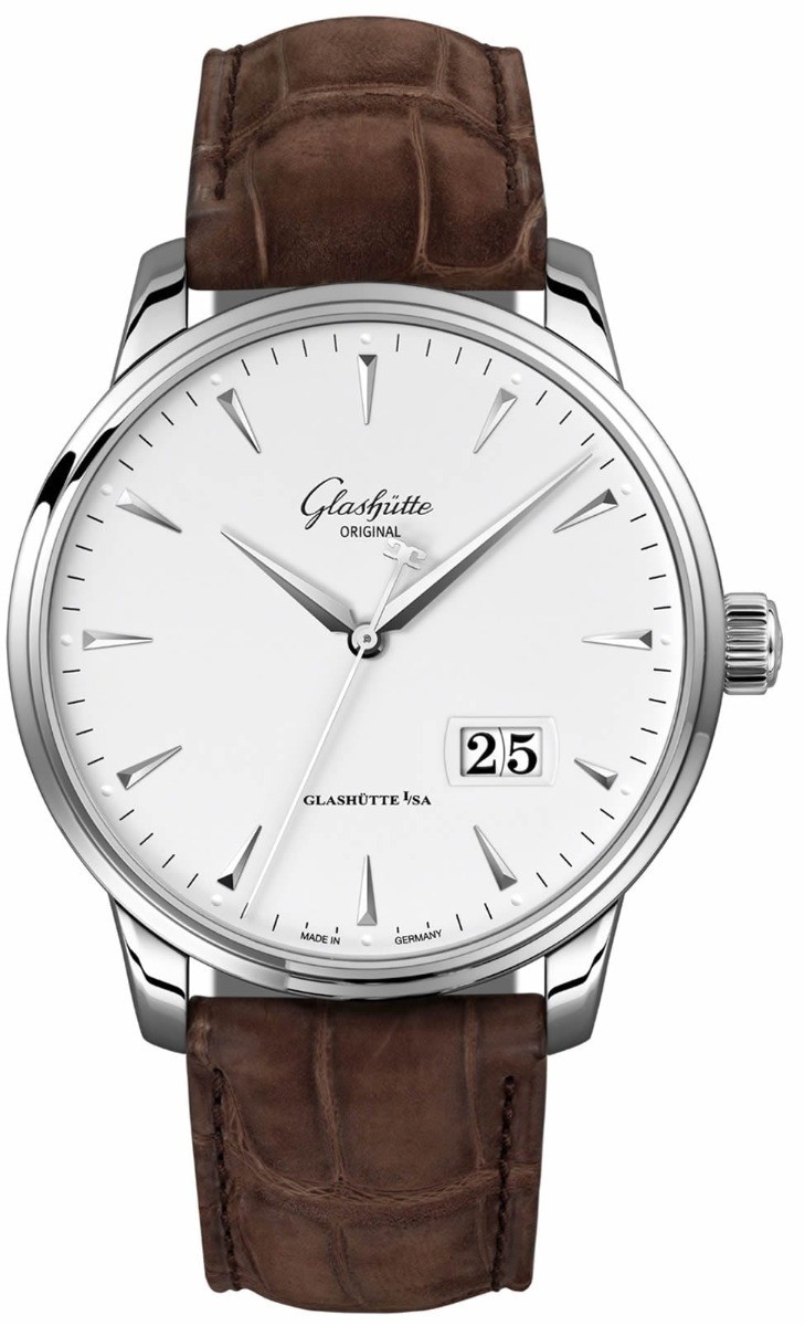 PP1.2.3 IPSコスメティックス Glashütte Original Senator Excellence Panorama Date White Dial 1