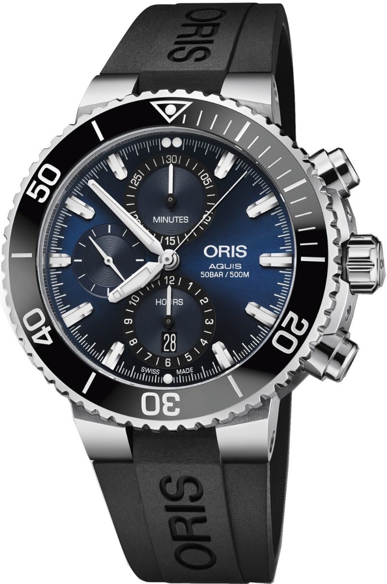 Oris Aquis Chronograph 01 774 7743 4155-07 4 24 64EB - Exquisite