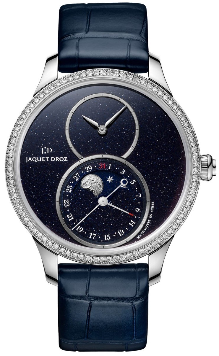 Jaquet Droz Grande Seconde Moon Aventurine - Exquisite Timepieces