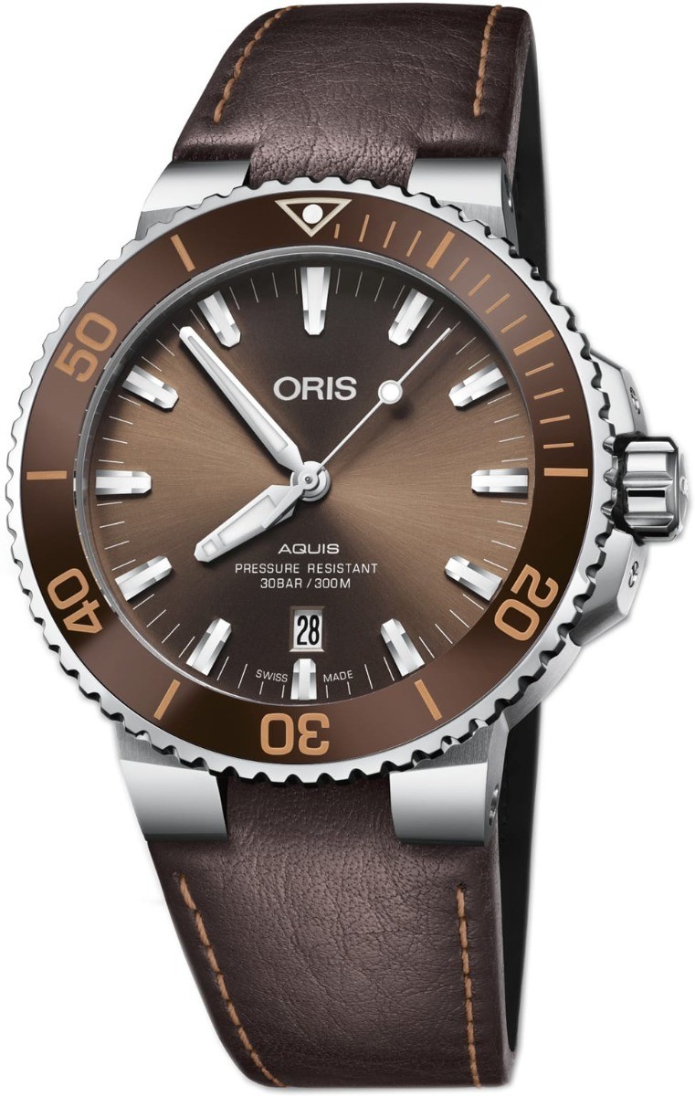 Oris Aquis Date Brown Dial 01 733 7730 4152-07 5 24 12EB