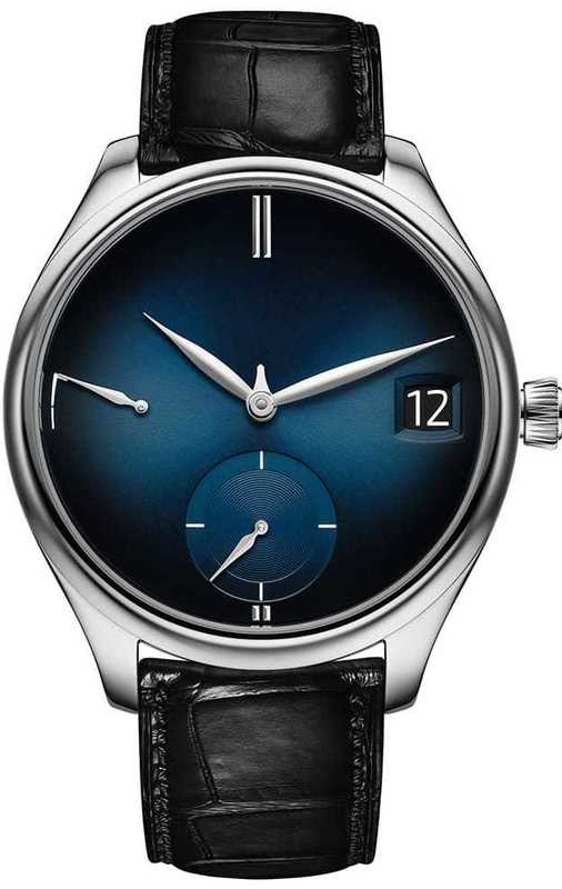 H. Moser & Cie Endeavour Perpetual Calendar Purity White Gold Blue