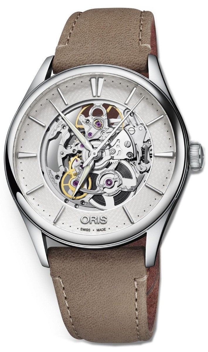 Oris Artelier Skeleton 01 734 7721 4051 07 5 21 32FC Exquisite Timepieces