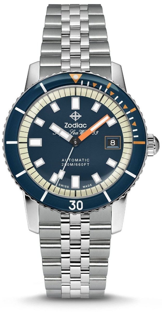 Zodiac Super Sea Wolf Blue Dial - Exquisite Timepieces Zodiac Super Sea Wolf Blue Dial - Exquisite Timepieces