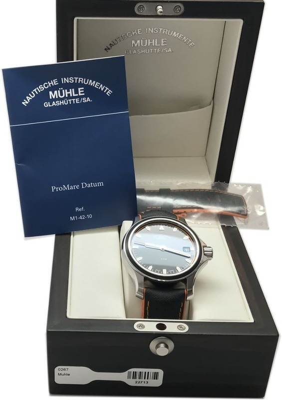 Pre-owned Mühle Glashütte Promare Datum M1-42-13-NB - Exquisite Timepieces