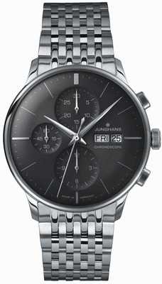Junghans Meister Chronoscope Black Dial Day Date 027/4324.47