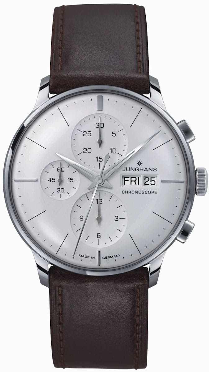 Junghans Meister Chronoscope Matte-Silver Dial 027/4120.03 - Exquisite ...