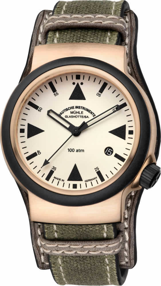 Mühle Glashütte S.A.R Rescue-Timer Bronze M1-41-07 Limited Edition -  Exquisite Timepieces