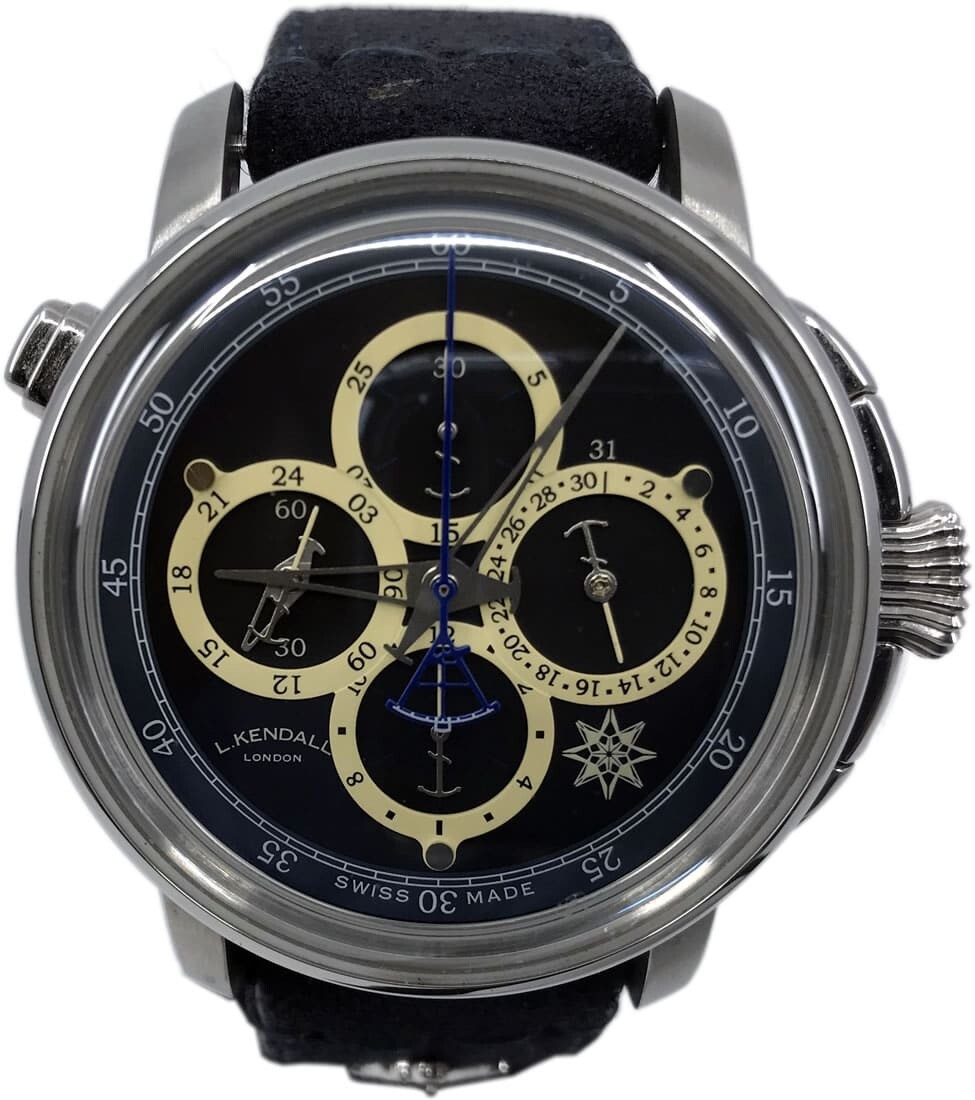 Larcum Kendall K4 Black MoP Watch - Exquisite Timepieces