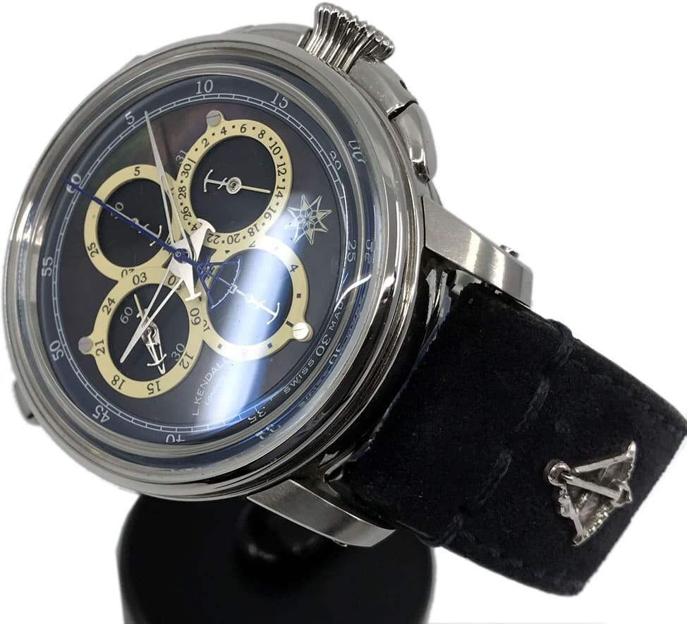Larcum Kendall K4 Black MoP Watch Exquisite Timepieces