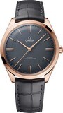 Omega De Ville Tresor Grey Dial Rose Gold