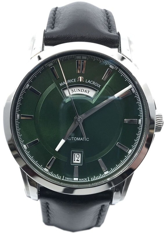 Maurice Lacroix Pontos Day Date Green Dial