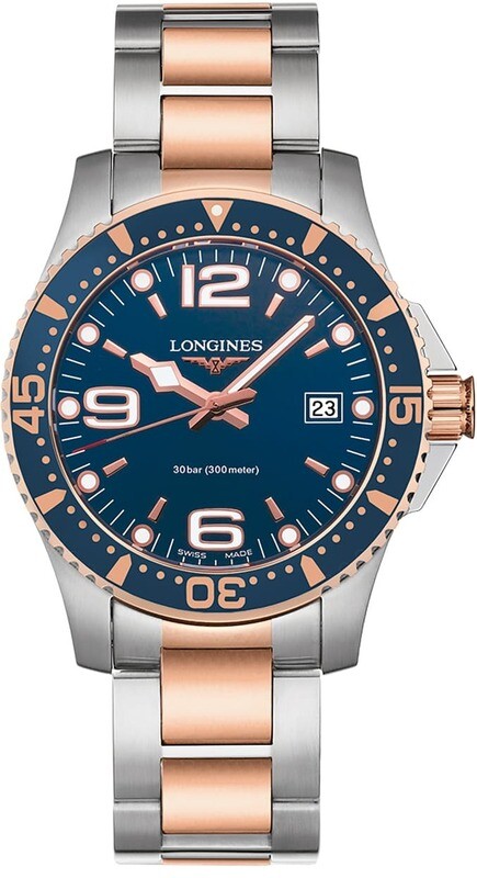 Longines Hydroconquest Steel PVD Blue Dial