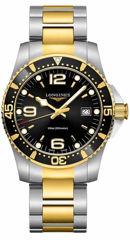 Longines Hydroconquest Steel PVD Black Dial