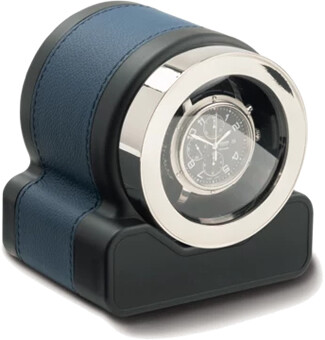 Scatola Del Tempo Rotor One Blue Leather - Exquisite Timepieces