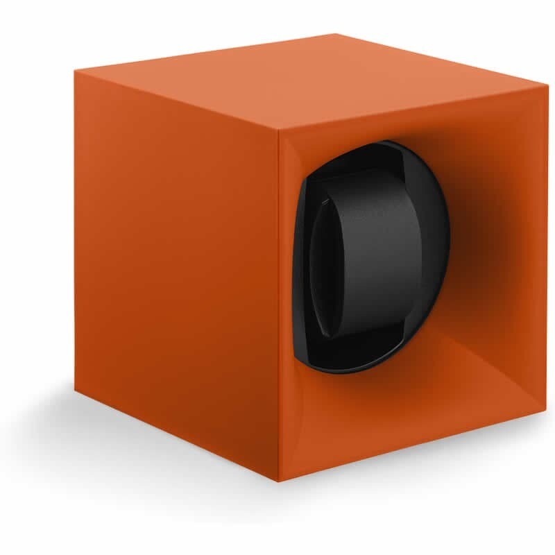 Swiss Kubik Watch Winder Starbox Orange Soft Touch