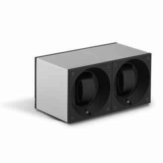 SwissKubik Watch Winder Duo Silver Aluminium