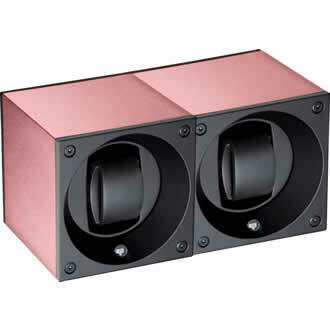 SwissKubik Watch Winder Duo Pink Aluminium
