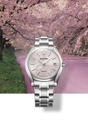 Grand Seiko Four Seasons Spring SBGA413 Pink Dial