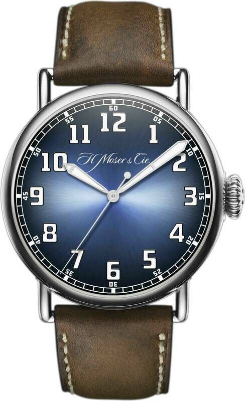 H. Moser & Cie. Heritage Centre Seconds Funky Blue