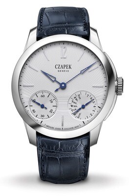 Czapek Quai Des Bergues Guilloché Ricochet Sea Salt Grey