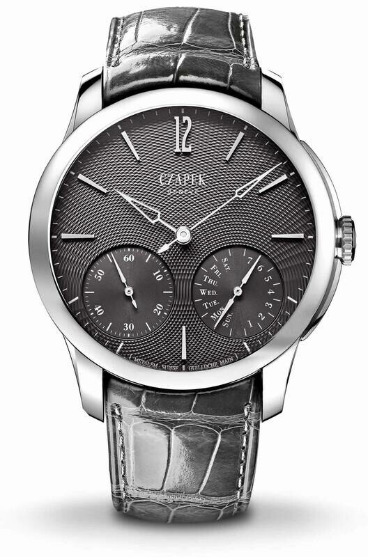 Czapek Quai Des Bergues Guilloché Ricochet Slate Grey