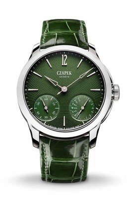 Czapek Quai Des Bergues Guilloché Ricochet Rainforest Green S