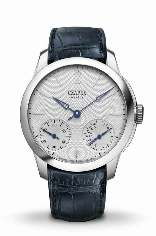 Czapek Quai Des Bergues Guilloché Ricochet Sea Salt Grey S