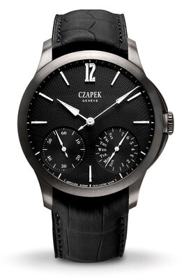 Czapek Quai Des Bergues Guilloché Ricochet Black Prince