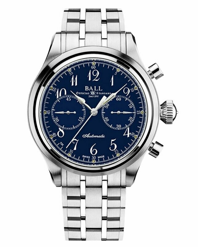 Ball Watch Trainmaster Cannonball Chronograph CM1052D-S7J-BE