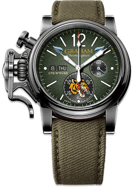 Graham Special Cammo Chronofighter 49mm discontinued . Full Set