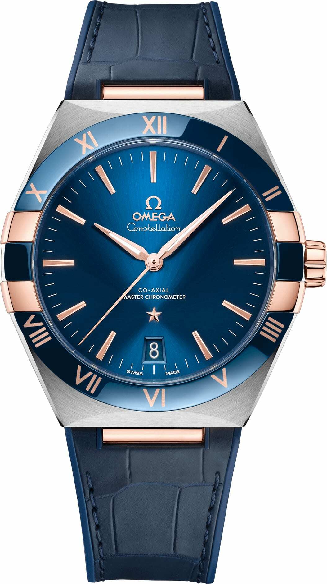 omega blue dial