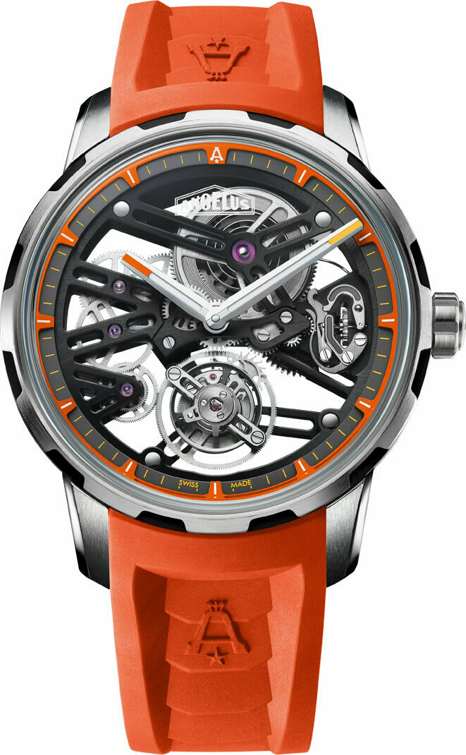 Angelus Tourbillon Skeleton U41 Orange - Exquisite Timepieces