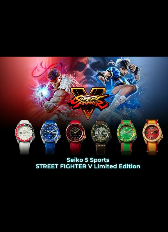 Seiko 5 Street Fighter Limited Edition Set