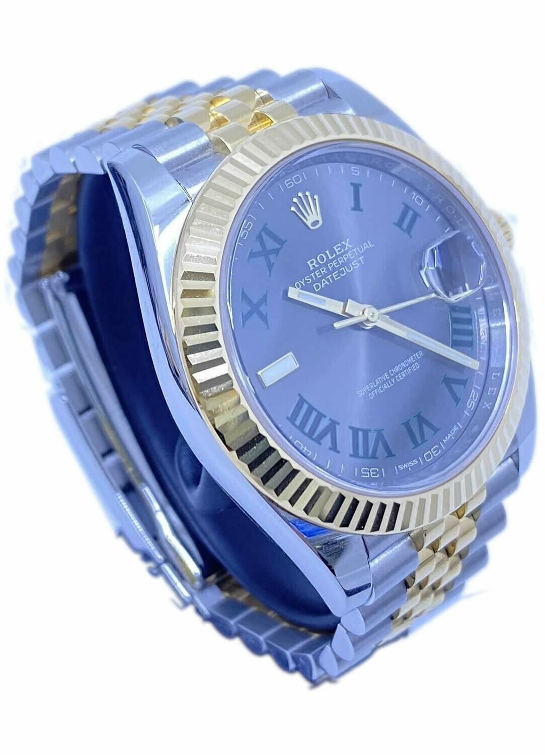 two tone wimbledon rolex