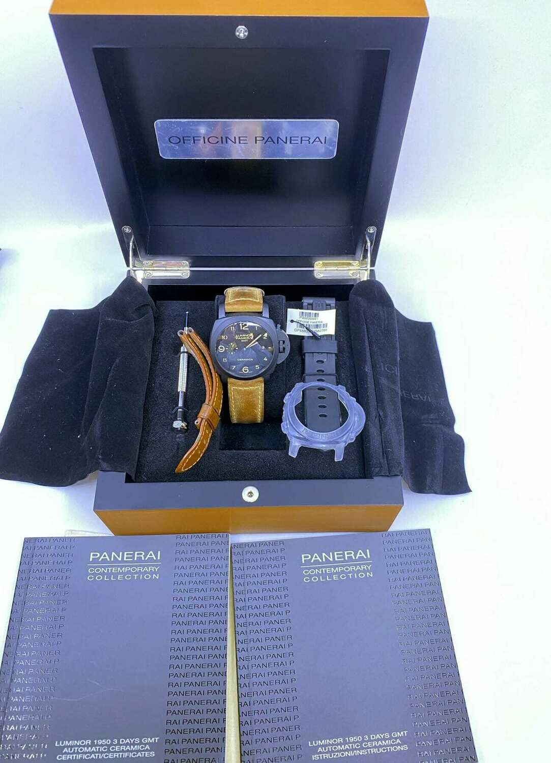 Panerai Luminor 1950 Ceramica GMT PAM00441 - Exquisite Timepieces