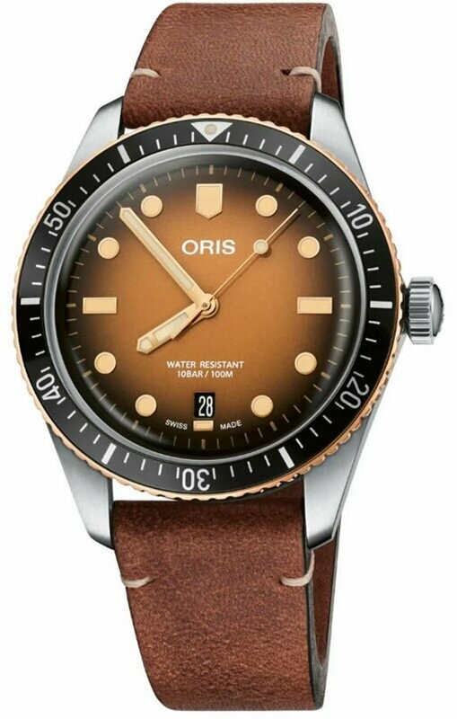 Oris Divers Sixty-Five Sunset on Strap