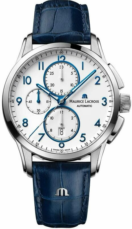 PT6388-SS001-120-4 Lacroix Maurice Chronograph 43mm Pontos Exquisite Timepieces -