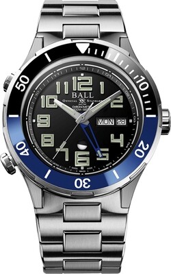 Ball Roadmaster Vanguard II Black Dial DG3036B-S3C-BK