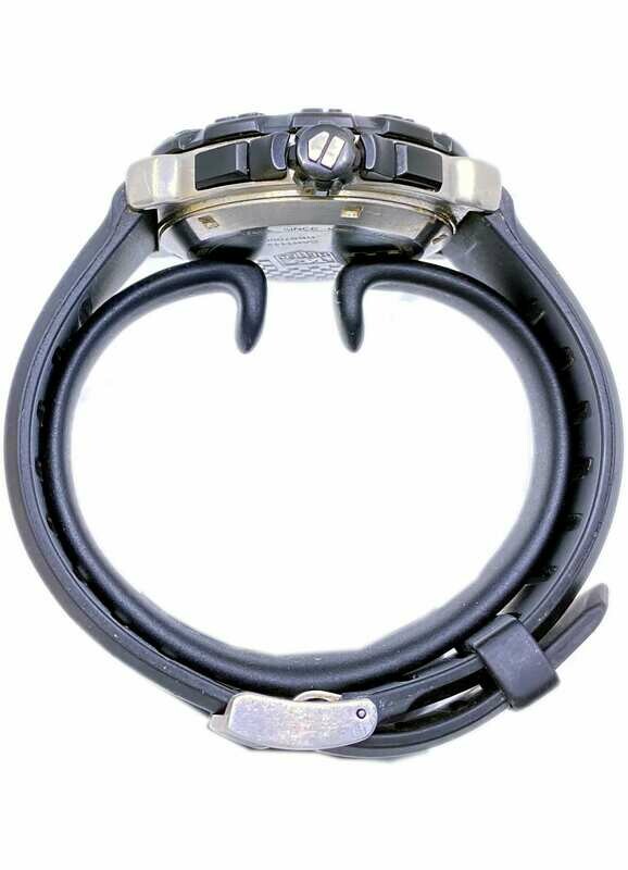 tag heuer formula 1 black rubber strap