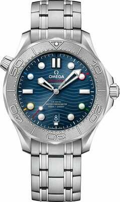 Omega Seamaster Diver 300M Co-Axial Master Chronometer on Bracelet ...