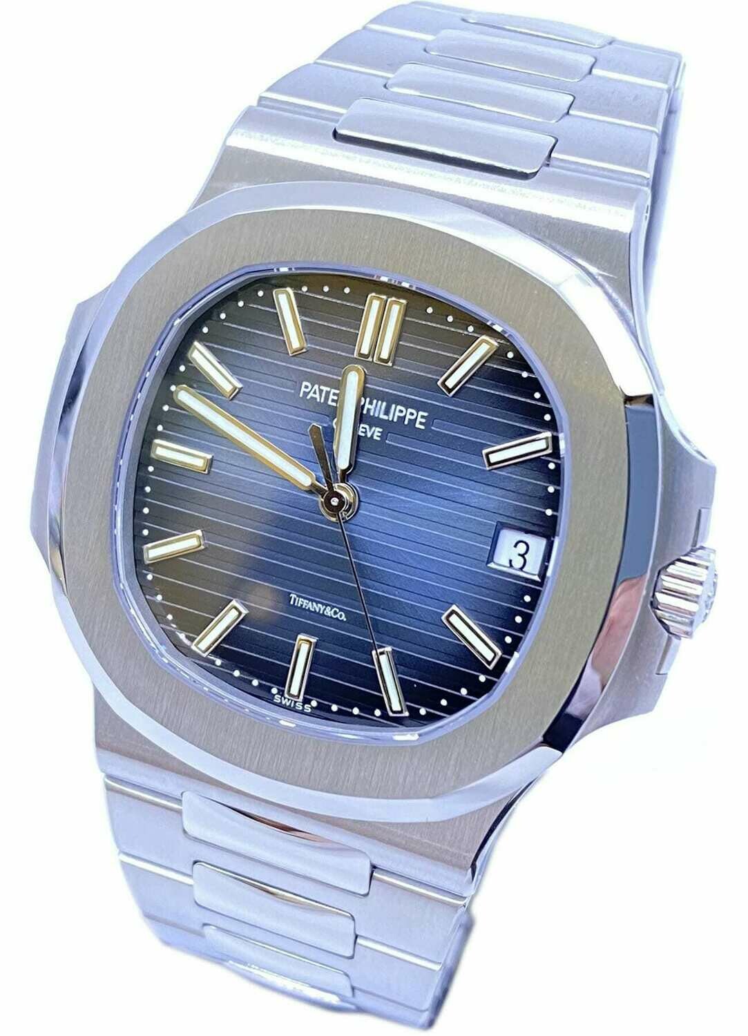 patek philippe blue face nautilus