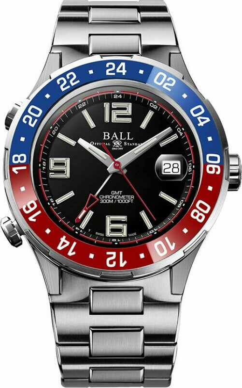 Ball Roadmaster Pilot GMT 40mm DG3038A-S2C-BK