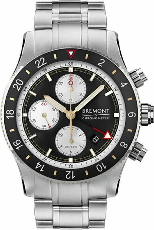 Bremont Supermarine Chronograph Black Dial on Bracelet