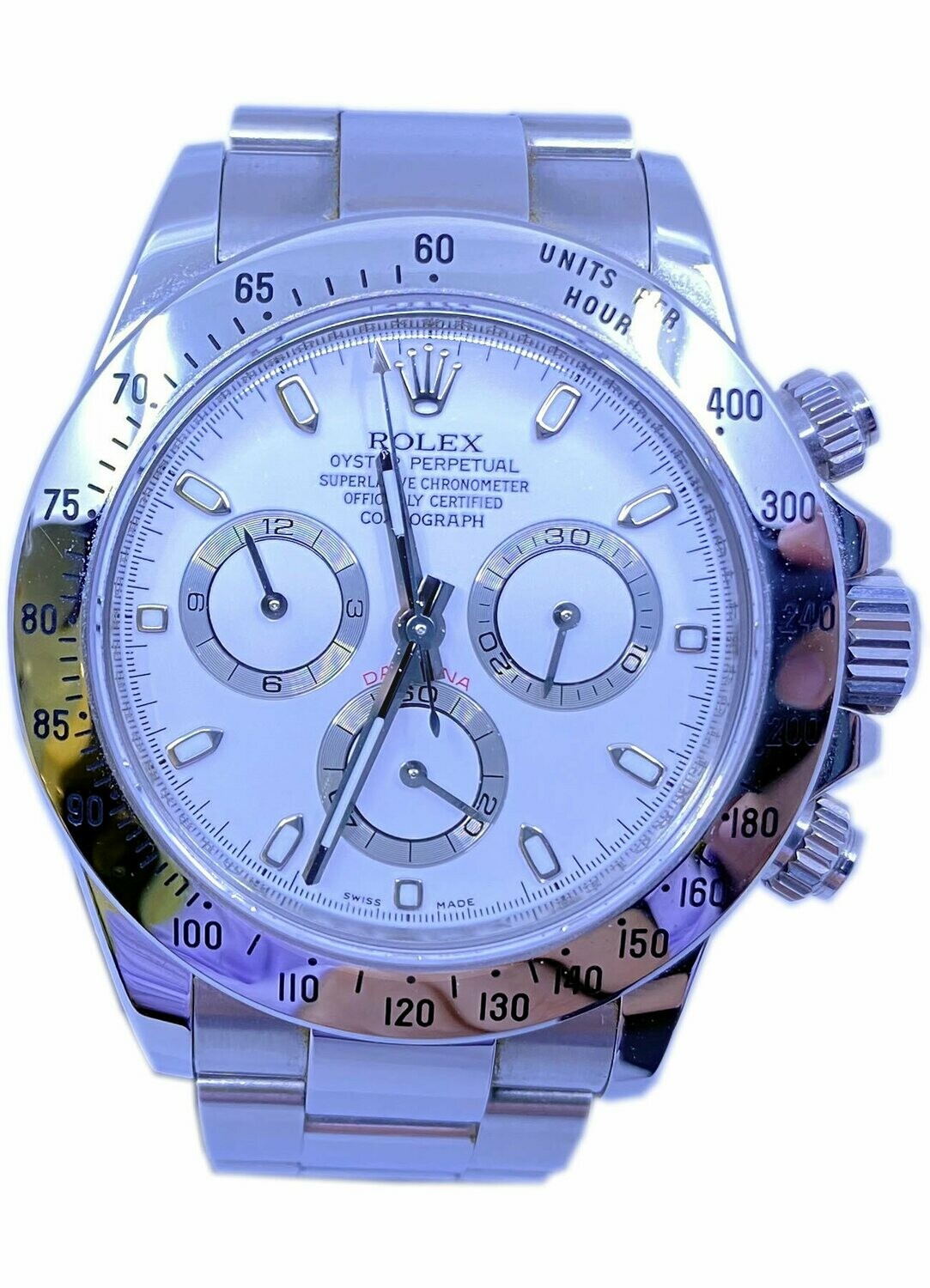 Rolex Cosmograph Daytona White Dial 116520 - Exquisite Timepieces