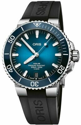 Oris Aquis Date Calibre 400 5 Days Power Reserve on Strap